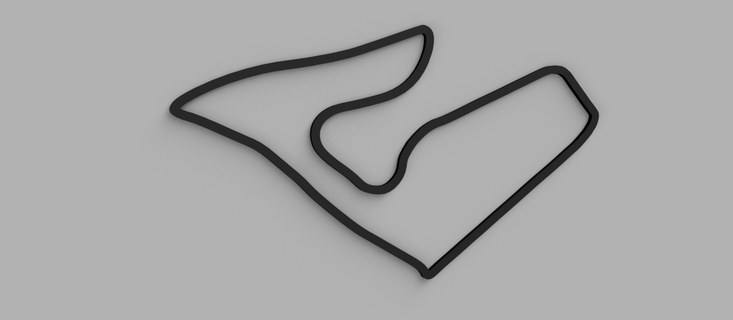 Red Bull anel parede decoração pista layout 3d print model - Mito3D