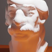 redneck bust art head portrait character toy game 3d print model - Mito3D