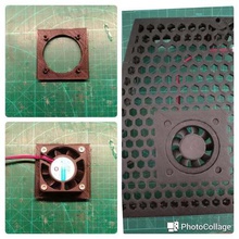 reducer - 50 40 mm fan electronics cover 40mm enclosure mount geeetech prusa i3 3d_printer_accessories 3d print model - Mito3D