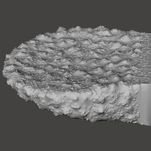 reef aquarium rock - magnetic coral holder coal rack frag 3d print model - Mito3D