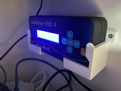 reefdoser evo 4 controlo remoto suporte casa aquário sal água mar reaf dosador 3d print model - Mito3D