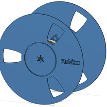 bobina 18 cm 7 pollice 021 viti tomidea printbyprusa mulinello reel2reel 3dprinted 3d print model - Mito3D