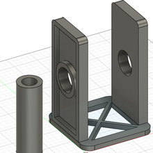 reel unwinder architecture scroller 3d print model - Mito3D