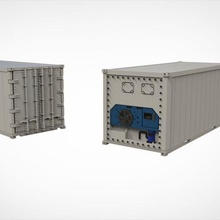 gekühlt Container Reefer 3d print model - Mito3D