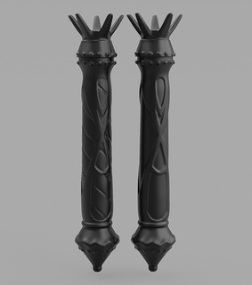 regal modular handles wand harry potter ollivanders hogwarts legacy 3dprint resin fdm wizard witch magic stl obj wands masks mask 3d print model - Mito3D