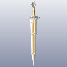 regal espada art hobbit dawrf el señor de los anillos azog thorin rey bilbo elrond galadriel gandalf ron eagle 3d print model - Mito3D