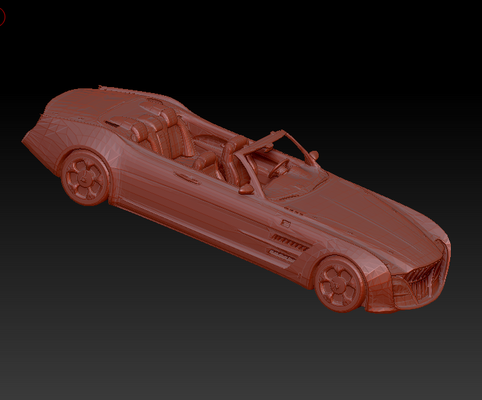 regalia araba final fantezi bölünmüş oyun aksiyon şekil oyuncak 3d print model - Mito3D