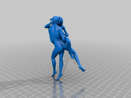reggaeton ballerini sculture 3d print model - Mito3D
