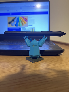 régie porte plume Pokémon légendaire pokedex glace type génération Wacom wacon stylo titulaire soutien crayon 3d print model - Mito3D