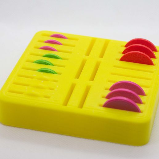 rehabilitación botones mano terapia ocupacional 3D print model - Mito3D