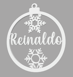 Reinaldo Bola doğum Hayır süs ev dekorasyon Noel ağaç Parti hediye 3d print model - Mito3D