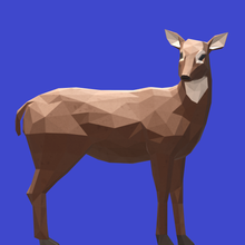 reindeer art animal 3d print model - Mito3D
