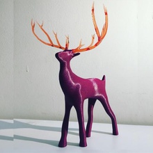 reindeer antlers twist various xmas christmas woods 3d print model - Mito3D