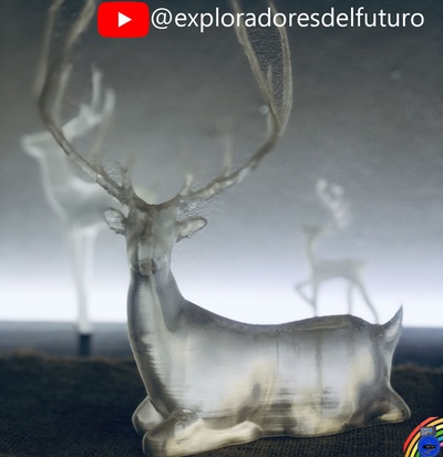 reindeer christmas decoration decor holder holiday home deco 3d print model - Mito3D