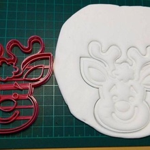 reindeer cookie cutter 3d print model - Mito3D