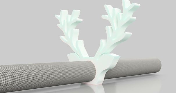 reindeer napkinholder christmas napkin holder table accessories animal santa decor decoration 3d print model - Mito3D