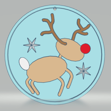 reindeer ornament christmas decoration 2020 festive paint craft 3d 3d print model - Mito3D