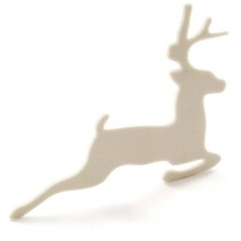reindeer shape home nol ornement renne 3d print model - Mito3D
