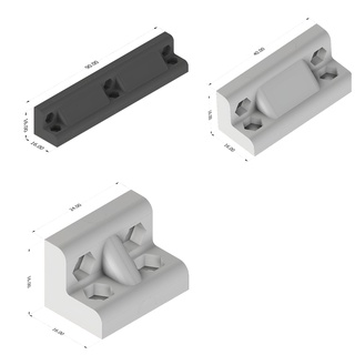 renforcé angles m3 outils 3d print model - Mito3D