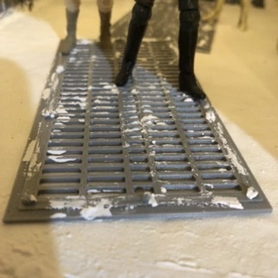 reja paraca piso rejilla hoth escapar estrella guerras 3d print model - Mito3D