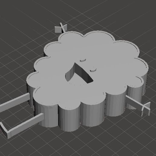 abgelehnt cartoon cloud verschiedene - Spielzeug Komödie Tanz anus Blutungen popcorn komisch 3D print model - Mito3D