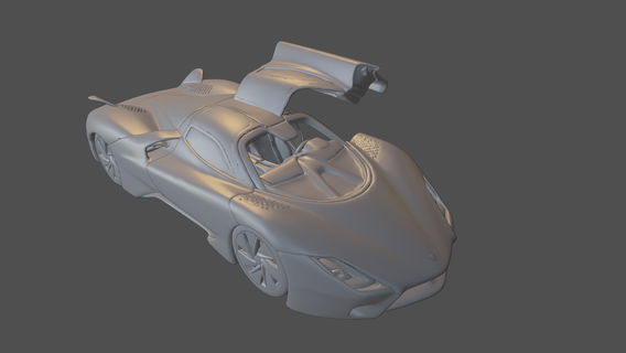 rel tuatara ssc Esportes carro supersônico 2020 esporte veículo conceito 3d modelo brinquedo realista 3d print model - Mito3D