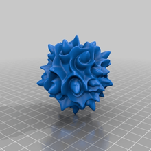 relax spiral rose ball home household 3d print model - Mito3D