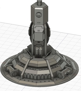 Relais Turm Dämmerung Krieg Leistung streuen Terrain Kriegsspiel Wargaming Gebäude Strukturen 3d print model - Mito3D