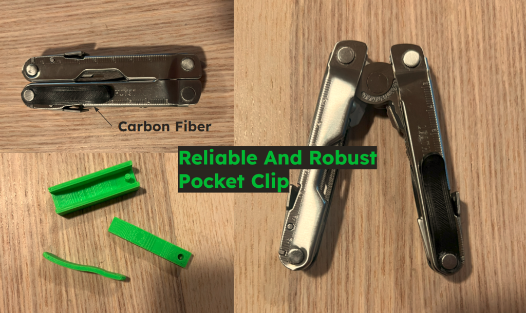 confiável robusto bolso grampo homem couro multiferramentas Ferramentas cinto clipes Gerber facas bode multi ferramentas acessório clipe faca ferramenta faça criador 3D print model - Mito3D