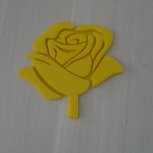 relief rose various logo 3d print model - Mito3D