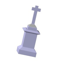 religious calvary type 2 187 ho various modelisme train hut garden decor detail network rail raiway road seedling fountain water square bell ding dong loading fence concrete deposit sncf 5 jesus religion christian 3d print model - Mito3D
