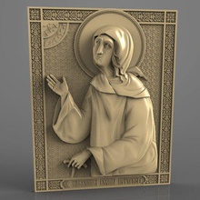 religious icon cnc art 3d model 3d print model - Mito3D