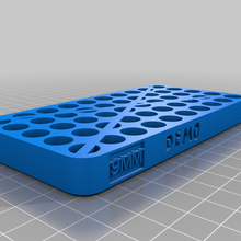 reloading tray 9mm demo holds 50 cases 3d print model - Mito3D