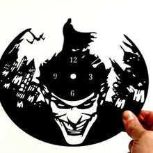 reloj de batman joker art pared galería símbolos 3d print model - Mito3D