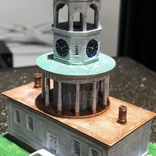 reloj la ciudad halifax - nueva escocia canad architecture 3d print model - Mito3D