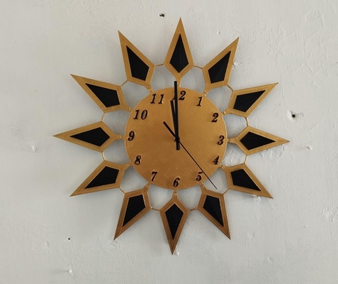 reloj personalizado sol relojes arte decoraci n 3d print model - Mito3D