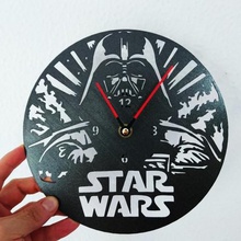 reloj star wars darth vader 3dlito pared starwars wall clock 3d print model - Mito3D
