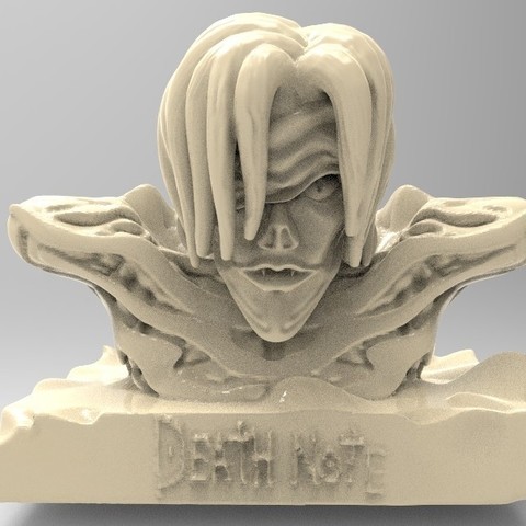 rem shinigami Spiel rem-Büste ryuk death note array Kunst anime Charakter 3D print model - Mito3D