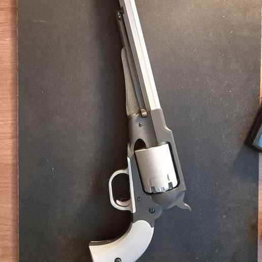 remington 1858 functional replica 3D print model - Mito3D