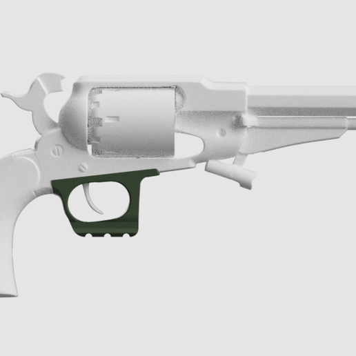 Remington 1858 Picatinny auslösen bewachen Werkzeug Gewehr Revolver Pistole 3D print model - Mito3D