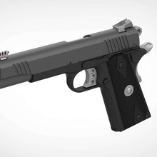 remington 1911 mejorado pistola juego tumba asaltante 2013 3d impresión model3 lara accesorios réplica cosplay imprimible 3d print model - Mito3D