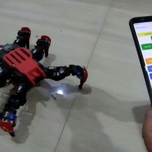 remix body hexapod gadget robotics spider robot nodemcu esp6288 arduino 3d print model - Mito3D