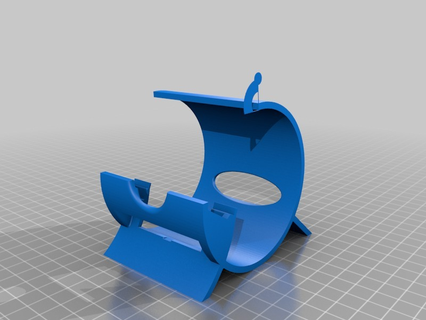 Remix iPhone stand Zimmer Kabel Routing Gadget 3d print model - Mito3D