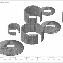 Remix repariert abgebildet Tageschmiede Stammes Hütte Gebäudestrukturen 3d print model - Mito3D