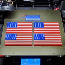 remix de la bandera los estados unidos imán del refrigerador multicolor art señales logotipos multi-color americana 3d print model - Mito3D