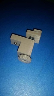 remixed bed clip cobblebot part glass openscad 3d printer parts 3d print model - Mito3D