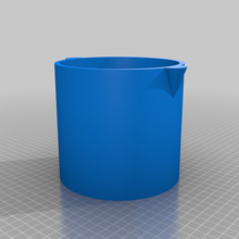 remixed container & lid automatic pet feeder matslb-- m3 screw version pets 3d print model - Mito3D