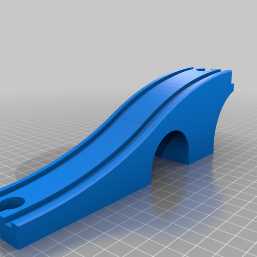 remixed wooden train track bridge brio playsets 3D print model - Mito3D