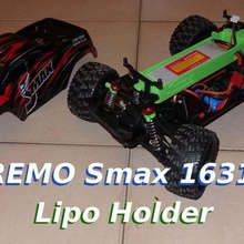 remo smax 1631 lipo titulaire jeu 3dprintable 3dprinting voiture le de logements batterie rc hobby sgabolab jouet r c véhicules 3d print model - Mito3D