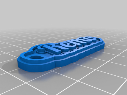 remo customized keychains 3d print model - Mito3D